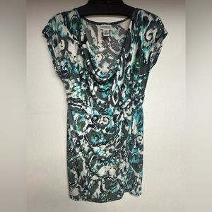 Motherhood Maternity Abstract Print Dress